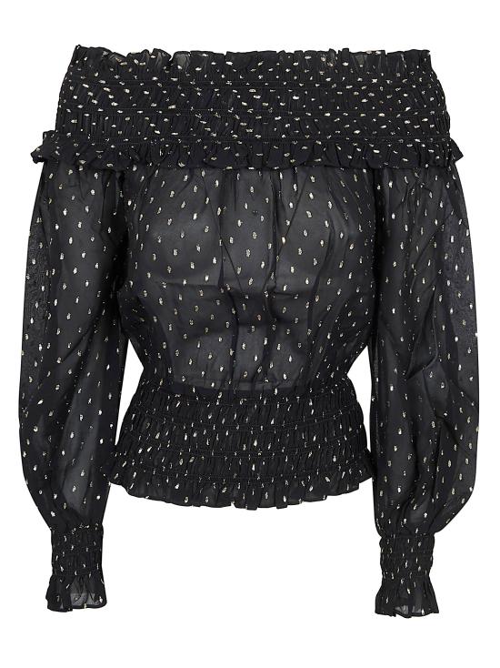 26SS 셀프 포트레이트 블라우스 RS26 156T BLACK