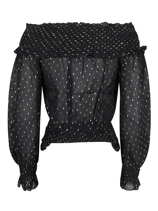 26SS 셀프 포트레이트 블라우스 RS26 156T BLACK - SELF PORTRAIT