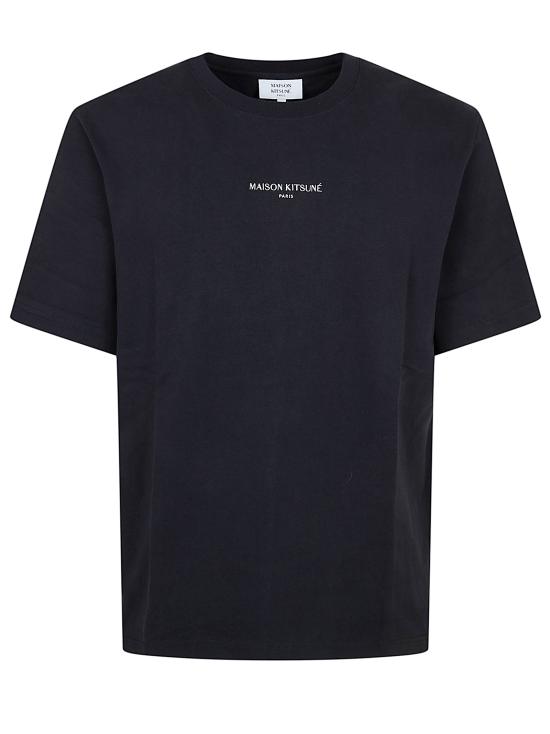 26SS 메종키츠네 반팔 티셔츠 QM00100KJ7025 P199 BLACK