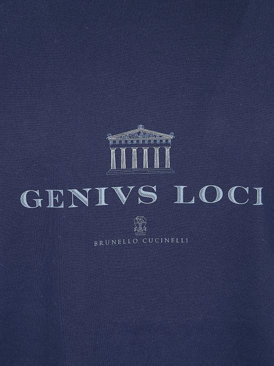 26SS 브루넬로 쿠치넬리 반팔 티셔츠 M0B138520 CLI32 COBALTO GRIGIO MEDIO 174 - BRUNELLO CUCINELLI