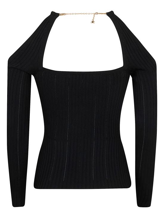 26SS 엘리자베타프랜치 스웨터 MK89S61E2 110 NERO - ELISABETTA FRANCHI