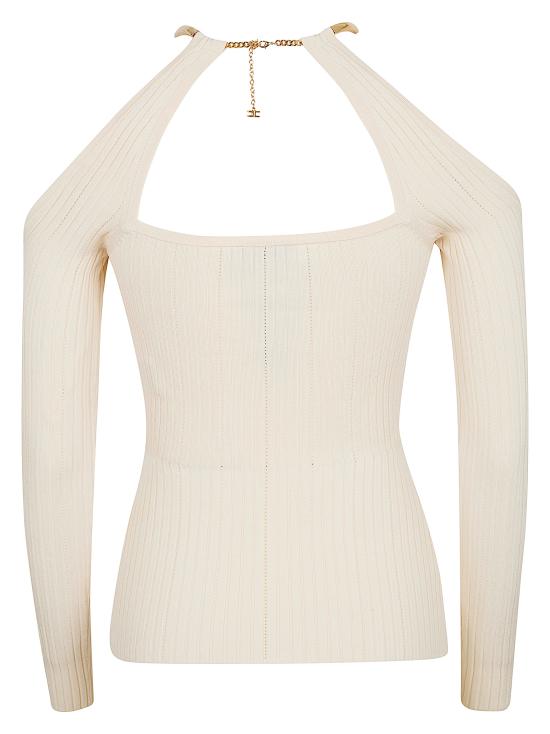 26SS 엘리자베타프랜치 스웨터 MK89S61E2 193 BURRO - ELISABETTA FRANCHI