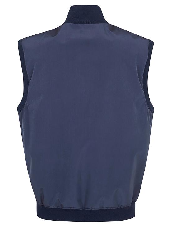 26SS 브루넬로 쿠치넬리 베스트 MM4796584 CIR70 BLU GEYSER - BRUNELLO CUCINELLI