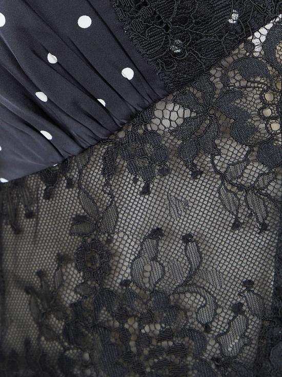 26SS 셀프 포트레이트 롱 원피스 RS26 176XA BLACK AND WHITE - SELF PORTRAIT