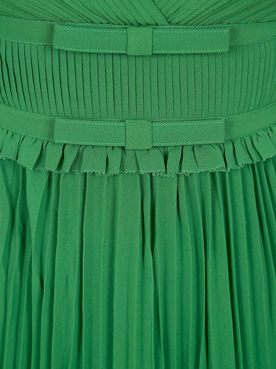 26SS 셀프 포트레이트 미디 원피스 RS26 215M GREEN - SELF PORTRAIT