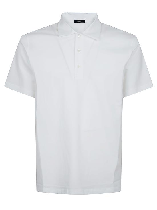 26SS 에르노 폴로 티셔츠 JPL00142U 52003 1000 BIANCO