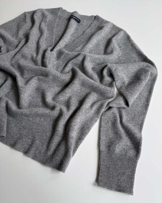  퓨어 캐시미어 엔와이씨 스웨터 퓨어캐시미어 NYC 오버사이즈 V넥 - PURECASHMERE NYC