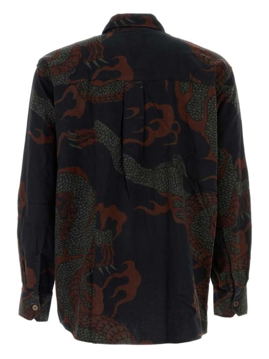 25FW 아워레가시 긴팔 셔츠 M4252AB BROWNABSTRACTSNAKEPRINT - OUR LEGACY