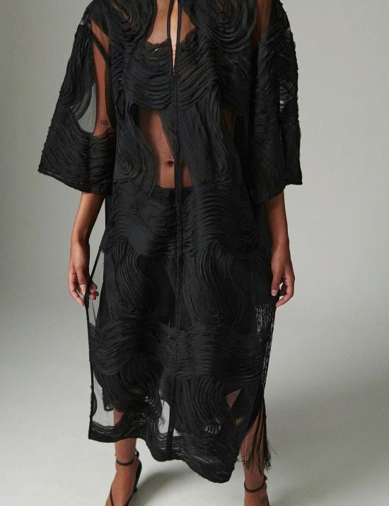  Day Birger et Mikkelsen 원피스 데이 비르거 에트 미켈센 아루나 크로셰 레이스 드레스 블랙 - OTHER BRANDS