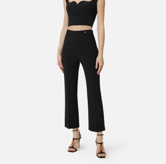 26SS 엘리자베타프랜치 트레이닝 상의 PA16861E2 110 Black - ELISABETTA FRANCHI