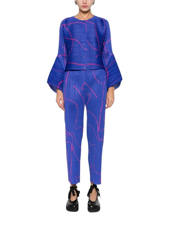 25FW 플리츠플리즈 스트레이트 팬츠 PP58JF693 72 BLUE - PLEATS PLEASE