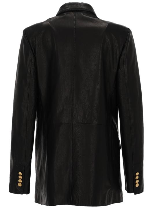 25FW 딸리아토레 가죽 자켓 JOSIEAI CHI250625I230NERO BLACK - TAGLIATORE