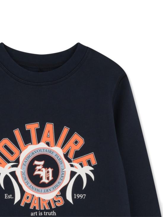 26SS [키즈] 자딕앤볼테르 트레이닝 상의 X60587 83D Blue - ZADIG & VOLTAIRE