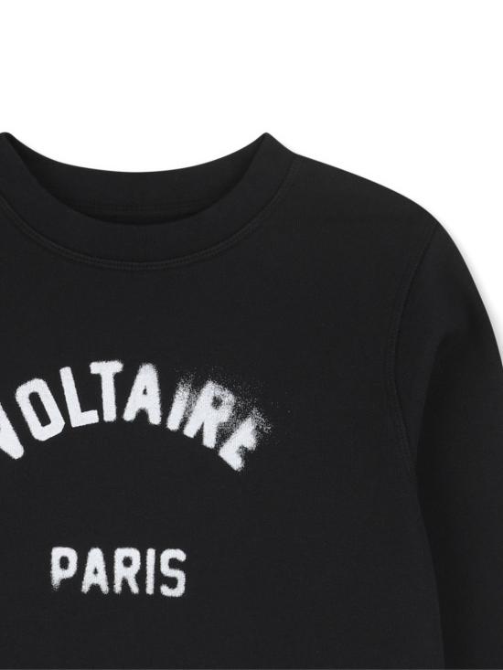 26SS [키즈] 자딕앤볼테르 트레이닝 상의 X60600 09B Black - ZADIG & VOLTAIRE