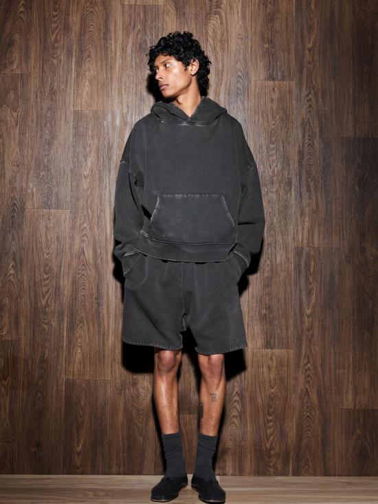 26SS 엔타이어 스튜디오 숏팬츠 ESSS26SH01012 0392 Washed black - ENTIRE STUDIOS