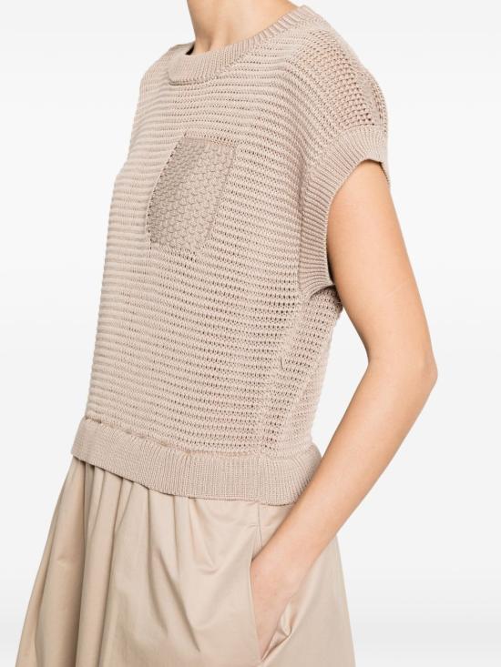 26SS 페세리코 미디 원피스 A82139F07 9312C46C Golden - PESERICO