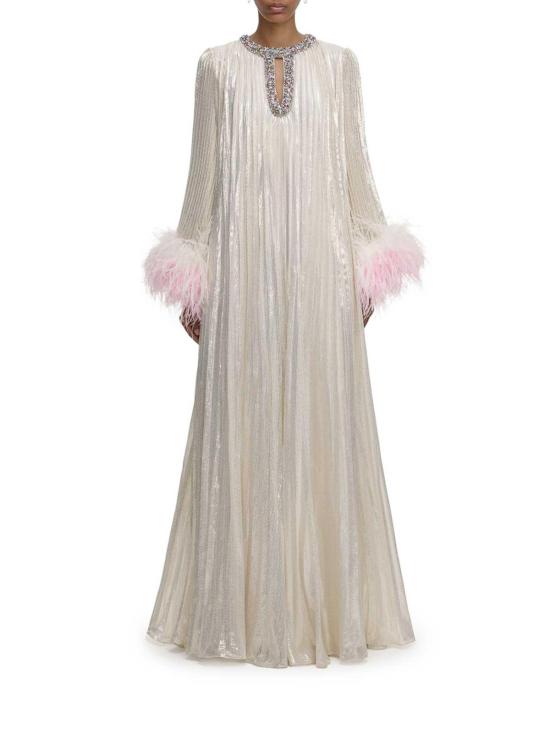 26SS 셀프 포트레이트 롱 원피스 RS26507XCHAMPAGNE Nude Neutrals - SELF PORTRAIT