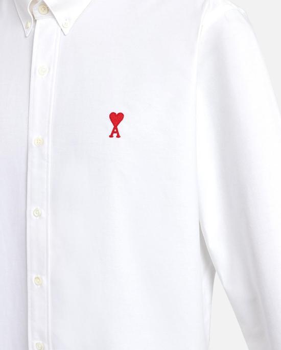 26SS 아미 셔츠 BFUSH063CO0031 168 White - AMI