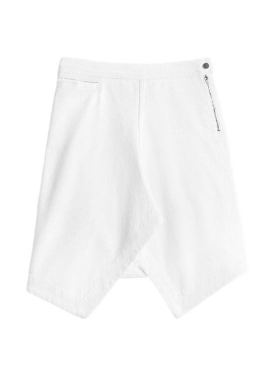 26SS 르메르 애시메트릭 데님 스커트 SK1072 LD1069WH086 White