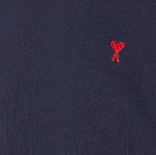 26SS 아미 스몰 하트 로고 스웨트셔츠 BFUSW035730 430 Blue - AMI