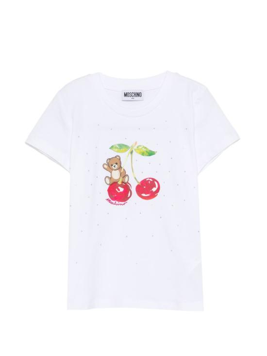 26SS [키즈] 모스키노 티셔츠 HFM06K LBA1010101 White