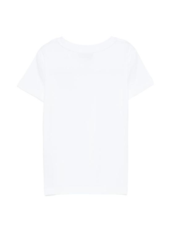 26SS [키즈] 모스키노 티셔츠 HTM058 LAA2410101 White - MOSCHINO