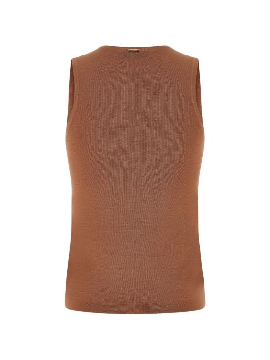 26SS 트윈셋 민소매 티셔츠 261TP3301 13168 Brown - TWINSET