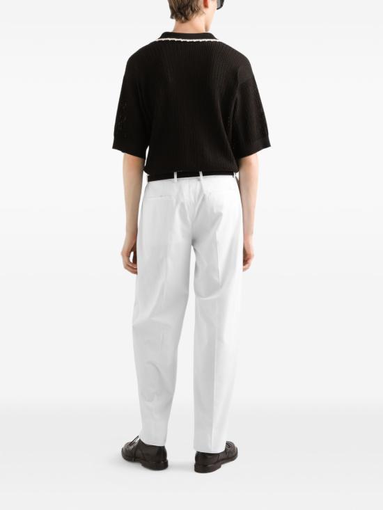 26SS 돌체앤가바나 스트레이트 팬츠 GP1B9TFU60K W0800 White - DOLCE & GABBANA