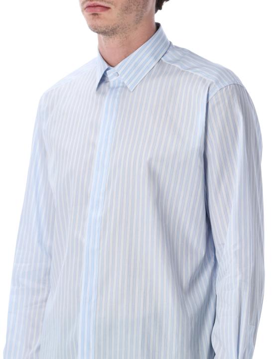 26SS 톰포드 반팔 티셔츠 HRVF01C0026 UWB LIGHT BLUE WHITE - TOMFORD