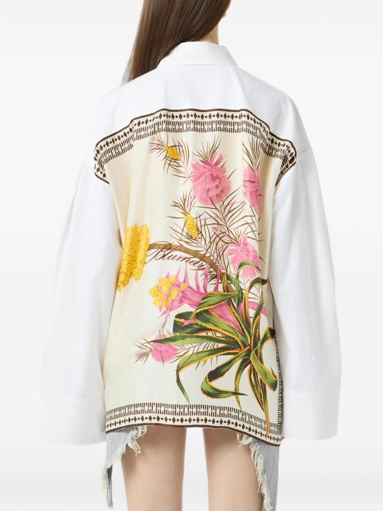 26SS 블루마린 블라우스 P622C463A C1038 Nat white - BLUMARINE