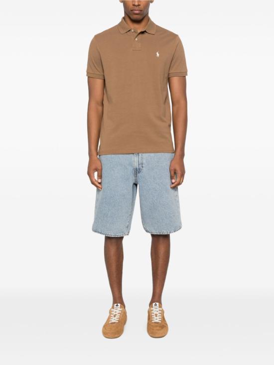 26SS 랄프 로렌 폴로 티셔츠 710680784521 RL BROWN C8125 - RALPH LAUREN