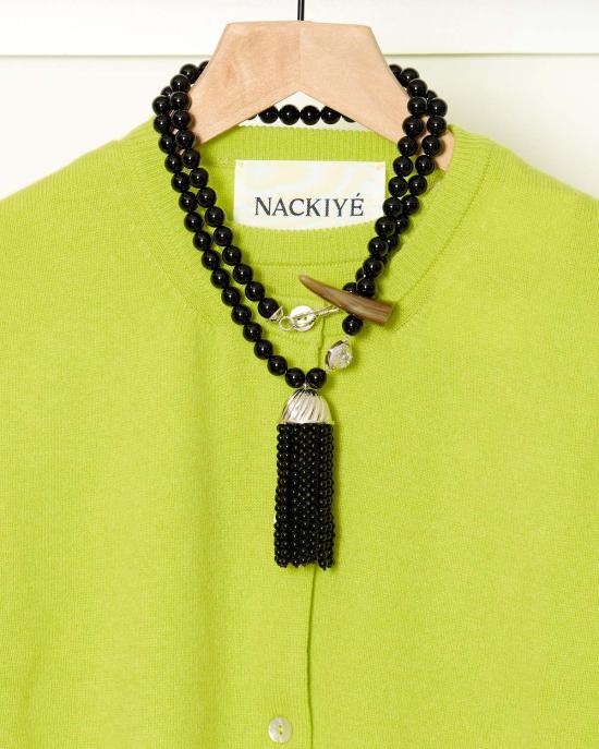  나키예 목걸이/팬던트 그란데 렌긴 진주 목걸이 - NACKIYE