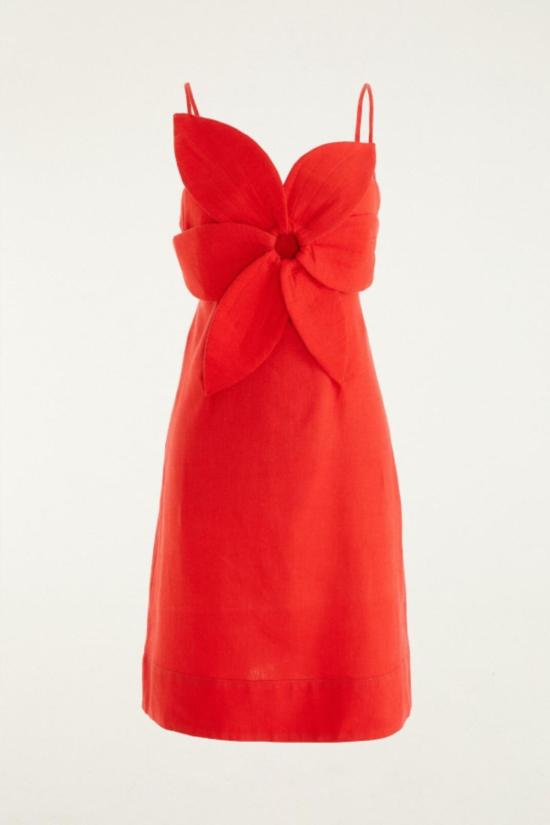  팜 리오 숏 원피스 3D 플라워 미니 드레스 - FARM RIO