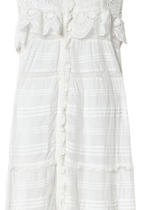 26SS 이자벨마랑에뚜왈 롱 원피스 RO0951FA D1J05E 20WH White - ISABEL MARANT ETOILE