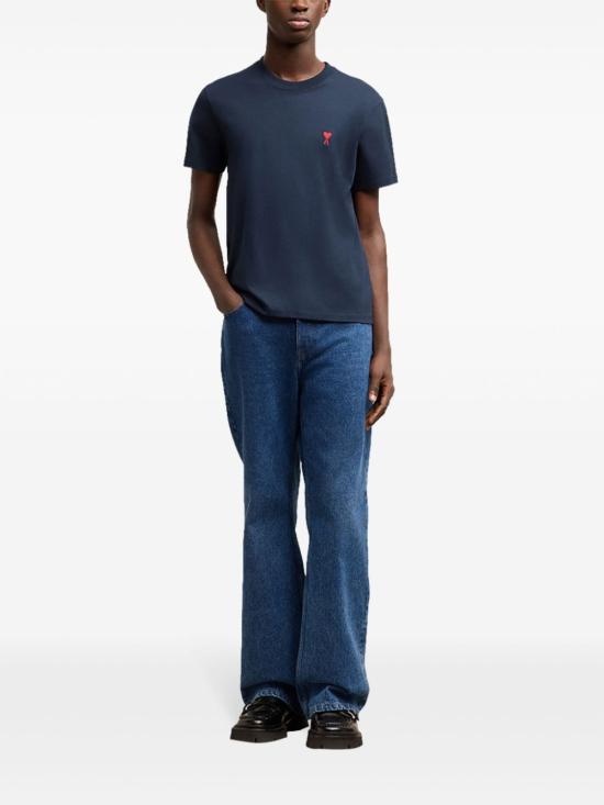 26SS 아미 반팔 티셔츠 BFUTS035724 430 BLEUNUIT - AMI