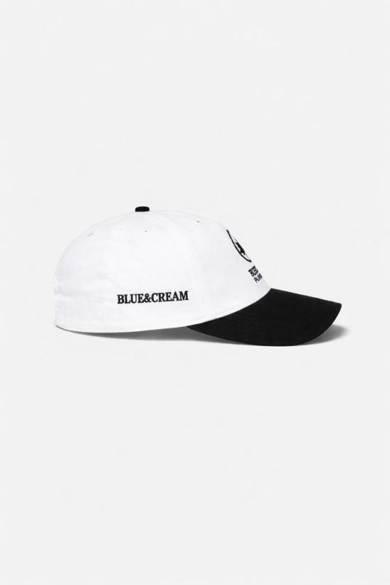  블루&크림 볼캡 블리커 플레이그라운드 스냅백 캡 - BLUE&CREAM