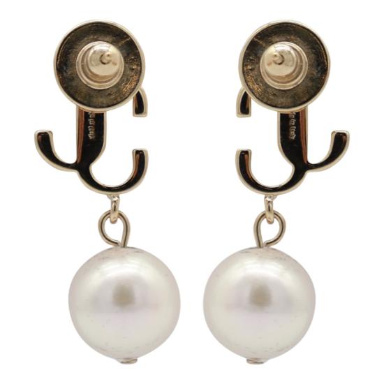 26SS 지미추 주얼리 JCPEARLEARRINGDXQ0C9456 - JIMMY CHOO