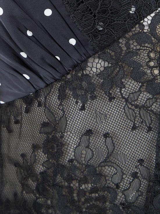 26SS 셀프 포트레이트 롱 원피스 RS26 176XA BLACK AND WHITE - SELF PORTRAIT