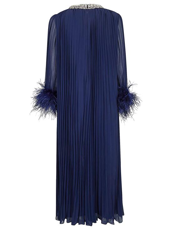 26SS 셀프 포트레이트 롱 원피스 RS26 510M NAVY BLUE - SELF PORTRAIT