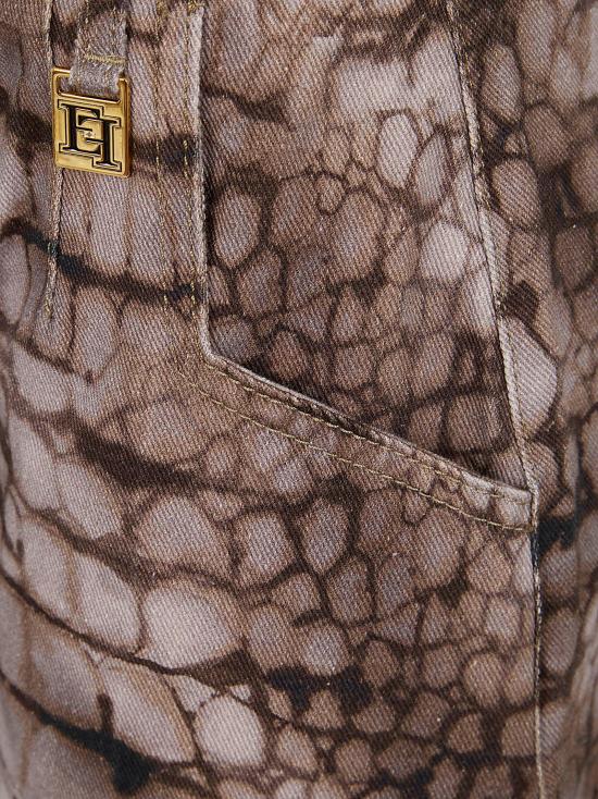 26SS 엘리자베타프랜치 데님 팬츠 PJ31D61E2 644 CACAO BROWN - ELISABETTA FRANCHI