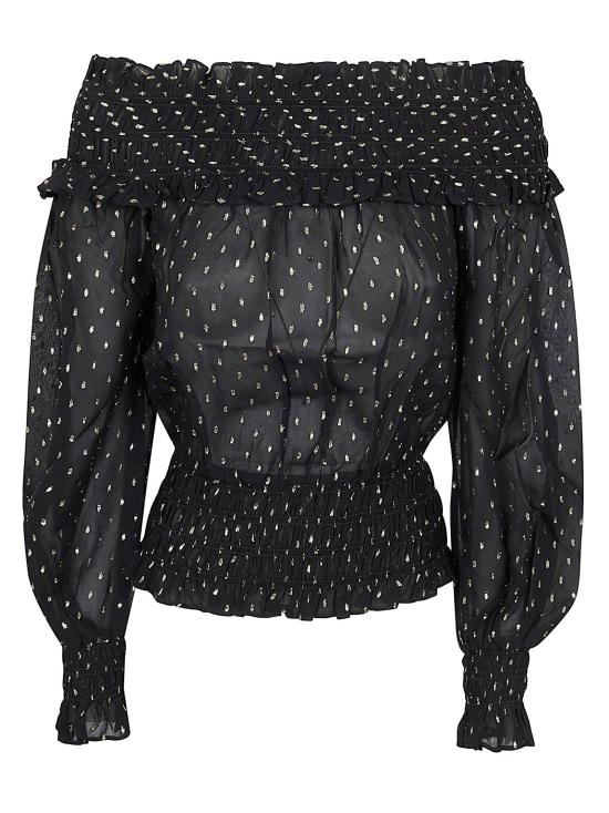 26SS 셀프 포트레이트 블라우스 RS26 156T BLACK