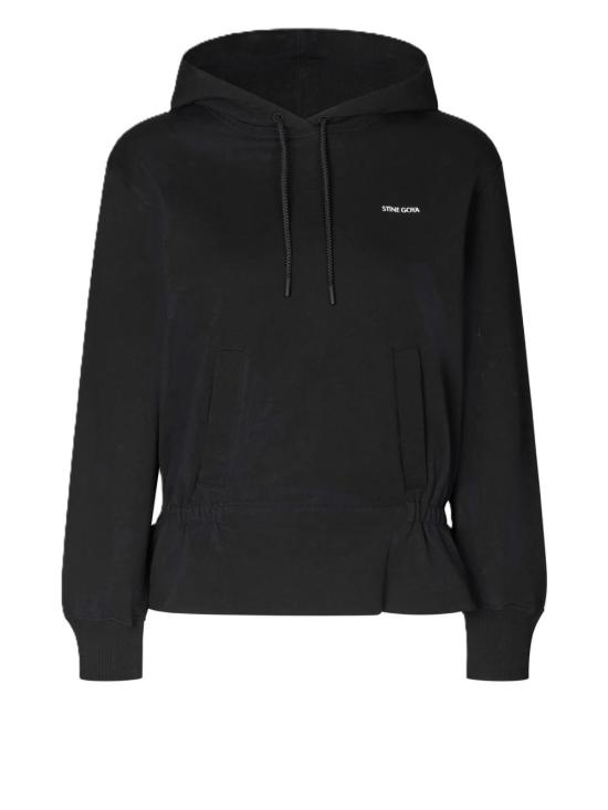 26SS 스티네 고야 후드 티셔츠 SGSS26T0852430BLACK Black