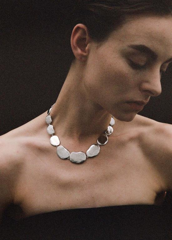  에이비오에이비 목걸이/팬던트 아보압 너트셸 시퀀스 목걸이 실버 - ABOAB