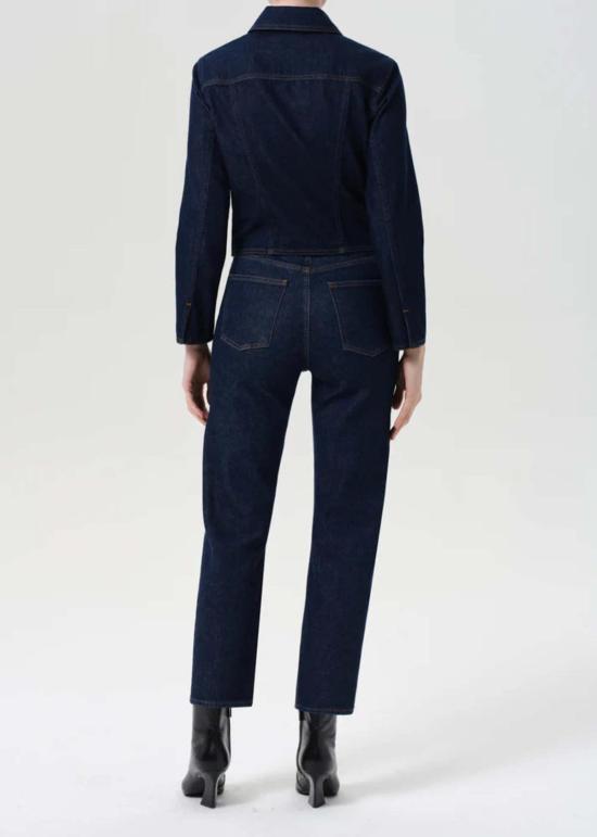  에이골디 데님 팬츠 아골드 90년대 핀치 웨이스트 크롭 리이슈 진 - AGOLDE