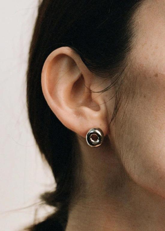  에이비오에이비 이어링 아보압 베이글 스터드 귀걸이 - ABOAB