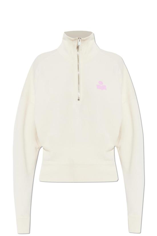 26SS 이자벨마랑 로스 로고 스웨트셔츠 SW0093FA D1M04E ECPK ECRU PINK DOM