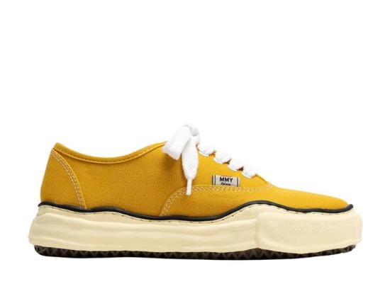 26SS 메종 미하라 야스히로 베이커 OG 솔 오버다이드 캔버스 로우탑 A09FW735 YELLOW DOM