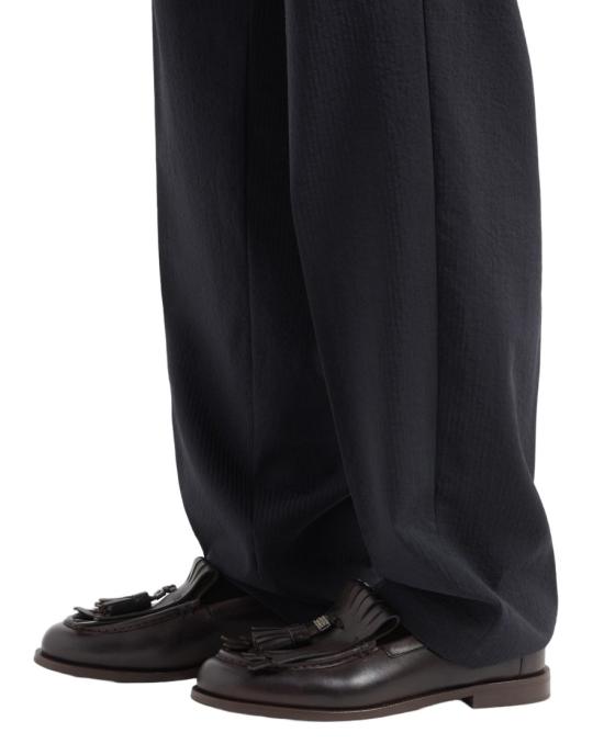 26SS 엠포리오 아르마니 스트레이트 팬츠 EM001145 AF13674 118 Black - EMPORIO ARMANI