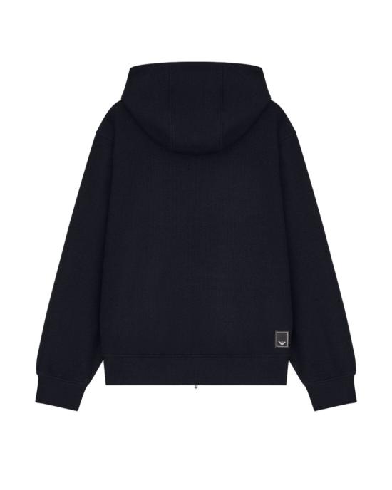 26SS 엠포리오 아르마니 후드 티셔츠 EM004513 AF13700 406 Black - EMPORIO ARMANI