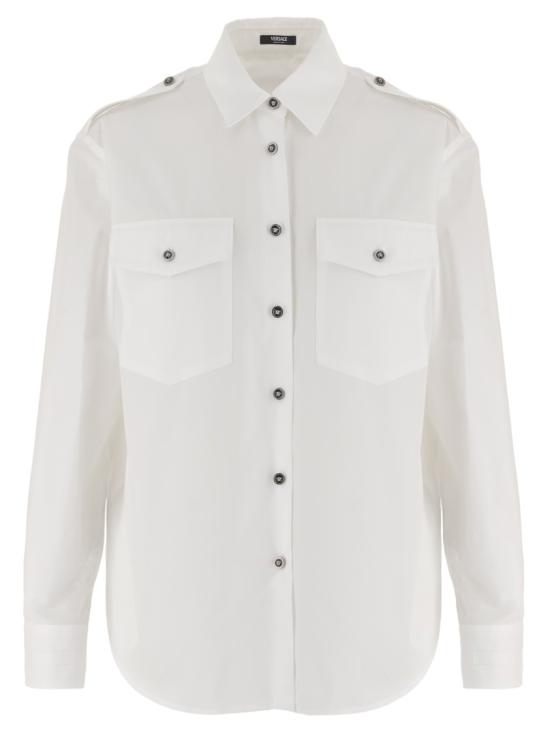 26SS 베르사체 셔츠 10237671A147481W000 White